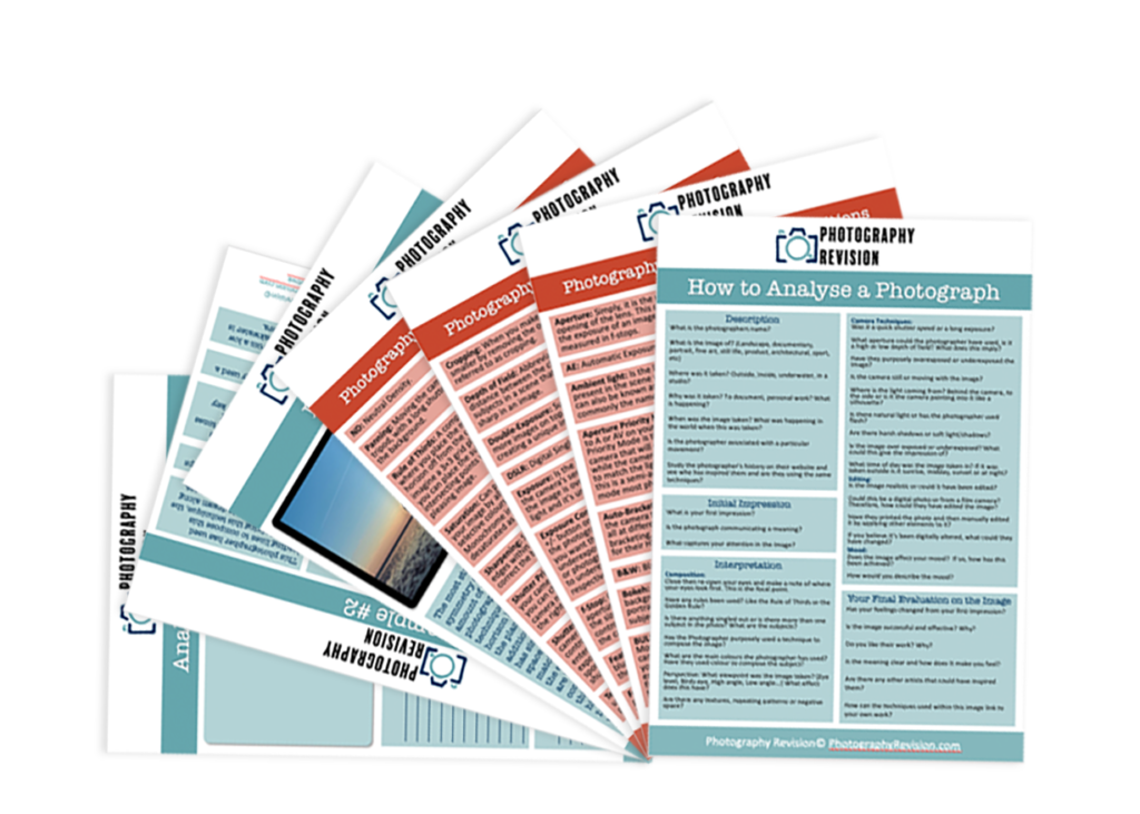 photography analysis Worksheets